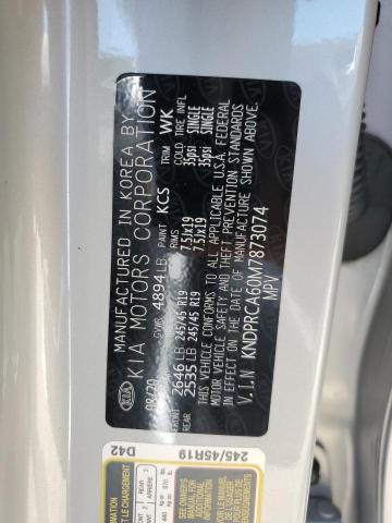 KNDPRCA60M7873074 KIA Sportage Sx