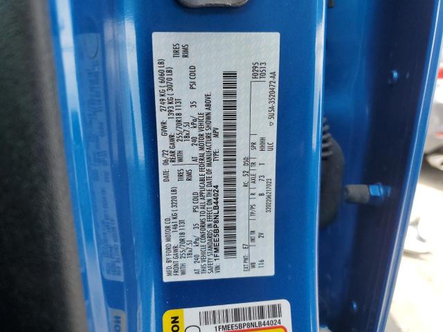 1FMEE5BP8NLB44024 Ford Bronco Base