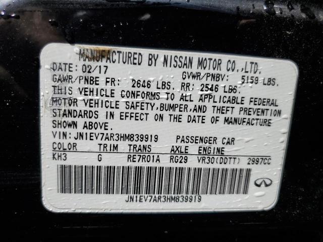 JN1EV7AR3HM839919 Infiniti Q50 Premium