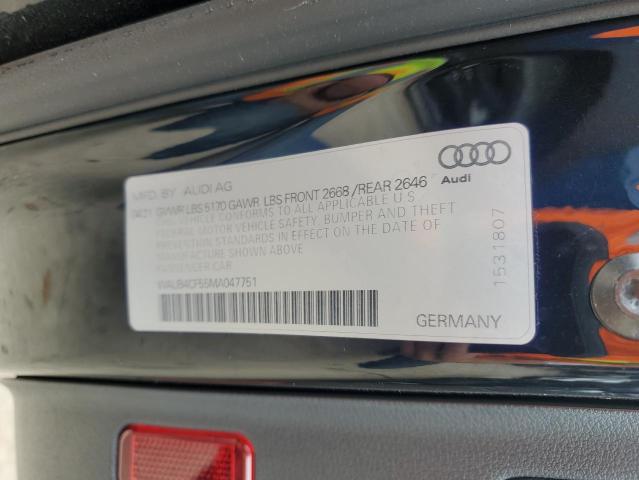 WAUB4CF55MA047751 Audi S5 Prestige