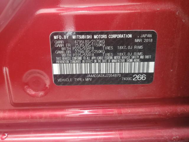 JA4AD3A3XJZ054870 Mitsubishi Outlander Se