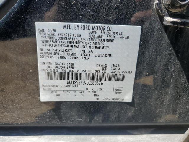 MAJ3S2FE9LC383676 Ford ECOSPORT S