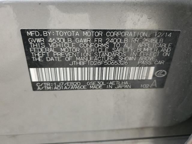 JTHBF1D28F5065326 Lexus IS 250