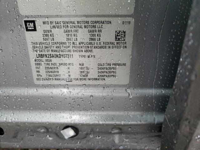 LRBFX2SA0KD107311 Buick Envision Essence