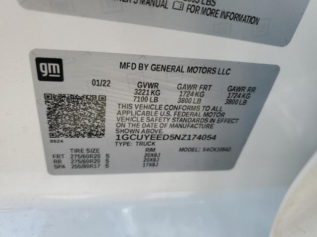 1GCUYEED5NZ174054 Chevrolet Silverado Ltd K1500 Rst