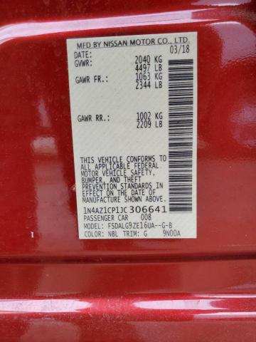 1N4AZ1CP1JC306641 Nissan LEAF S