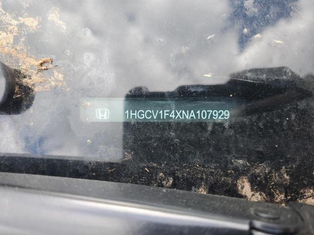 1HGCV1F4XNA107929 Honda ACCORD SPO