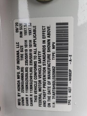 7FART6H93LE020662 Honda Cr-v Touring
