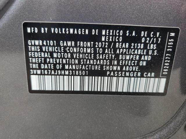 3VW167AJ9HM318501 Volkswagen JETTA S