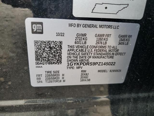 1GYKPDRS9PZ145022 Cadillac Xt6 Premium Luxury