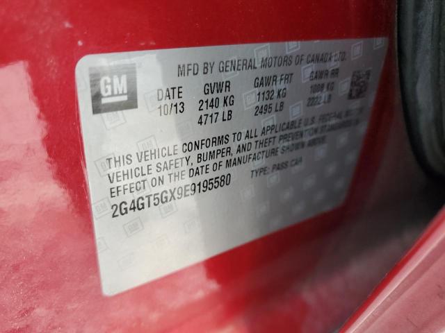 2G4GT5GX9E9195580 Buick REGAL GS