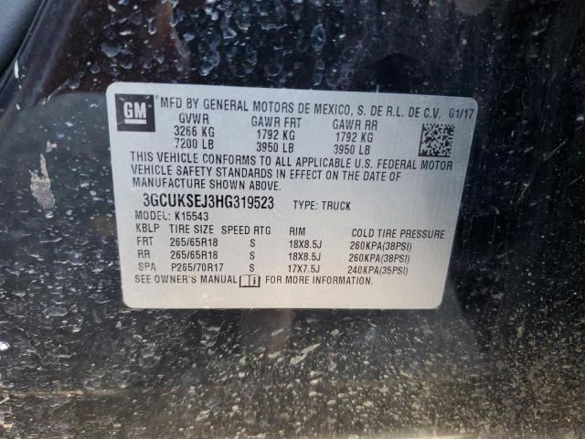 3GCUKSEJ3HG319523 Chevrolet Silverado K1500 Ltz