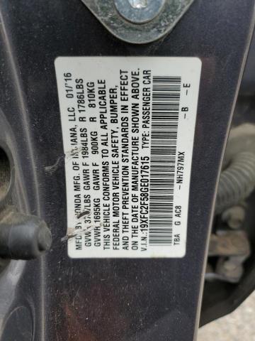 19XFC2F58GE017615 Honda Civic Lx