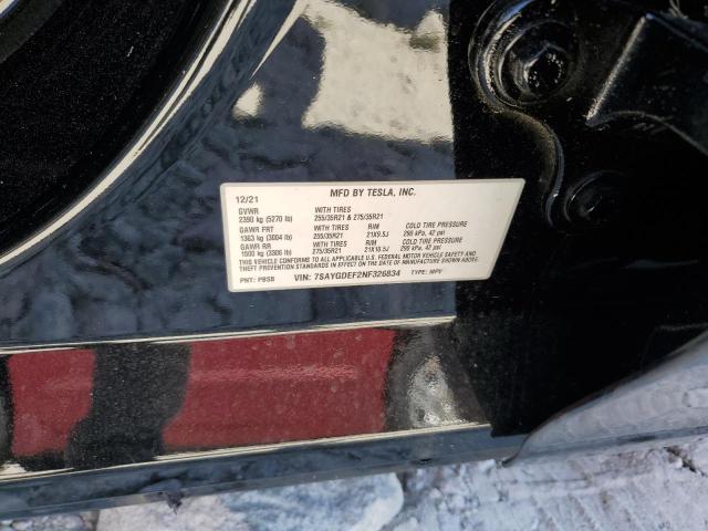 7SAYGDEF2NF326834 Tesla Model Y