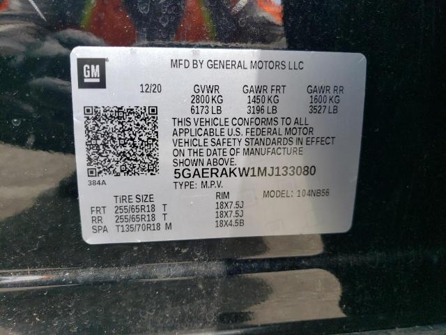 5GAERAKW1MJ133080 Buick Enclave Preferred