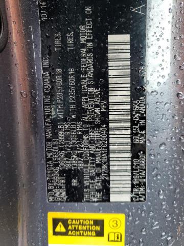 2T2BK1BA1FC290404 Lexus Rx 350 Base