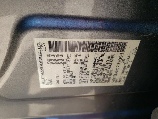 5N1BT3BA6PC739093 Nissan ROGUE SV