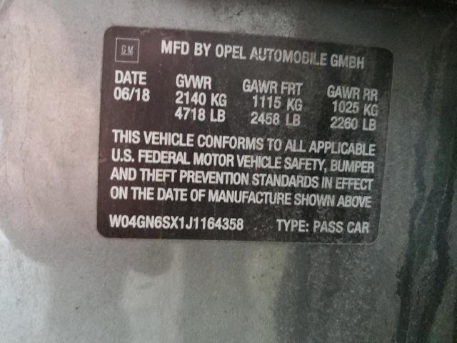 W04GN6SX1J1164358 Buick Regal Preferred Ii