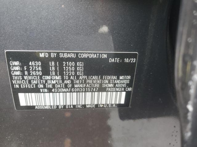 4S3BWAF60R3015747 Subaru Legacy Premium