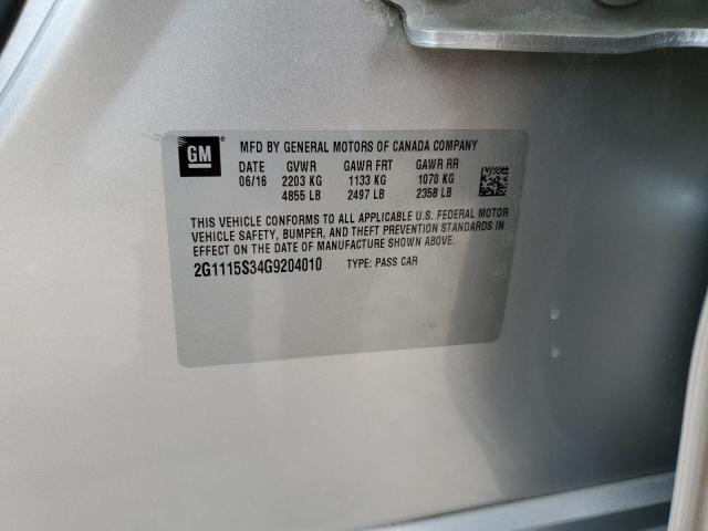 2G1115S34G9204010 Chevrolet IMPALA LT