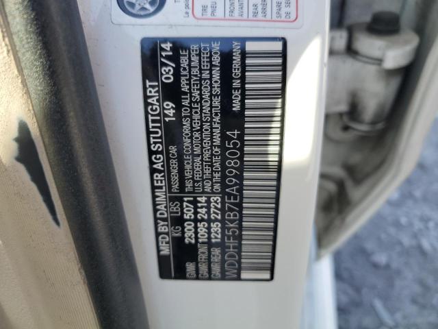WDDHF5KB7EA998054 Mercedes-Benz E 350