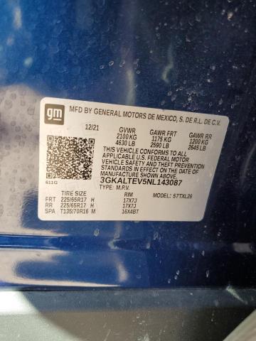 3GKALTEV5NL143087 GMC Terrain Sle