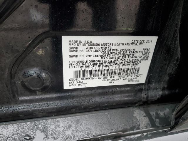 4A4AP3AU5FE012359 Mitsubishi Outlander Sport Es
