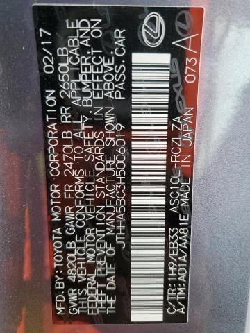 JTHHA5BC3H5006019 Lexus RC 200T
