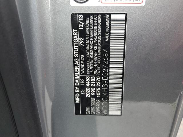WDDGJ4HB9EG272687 Mercedes-Benz C 250