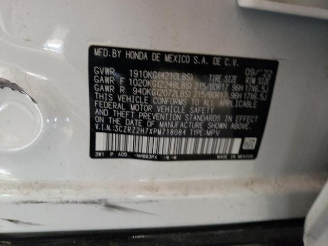 3CZRZ2H7XPM718084 Honda Hr-v Exl