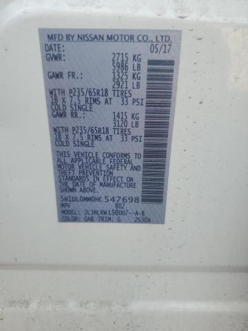 5N1DL0MM0HC547698 Infiniti QX60