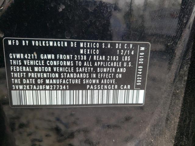3VW2K7AJ8FM277341 Volkswagen JETTA BASE