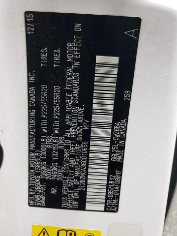 2T2BZMCA3GC010656 Lexus Rx 350 Base