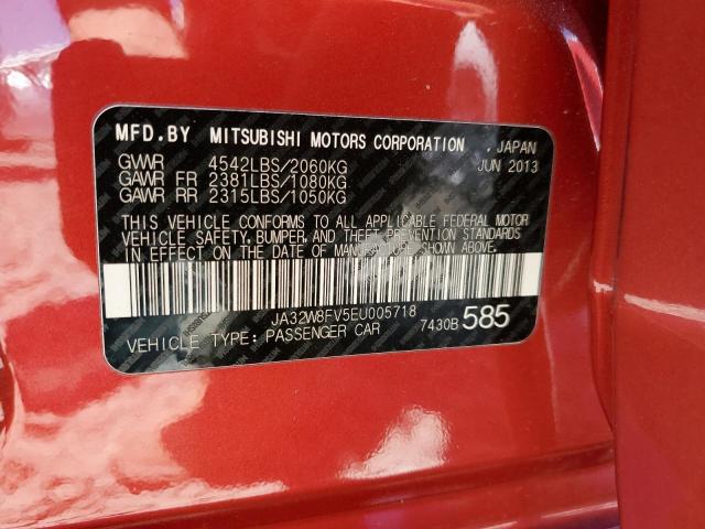 JA32W8FV5EU005718 Mitsubishi Lancer Evolution Gsr