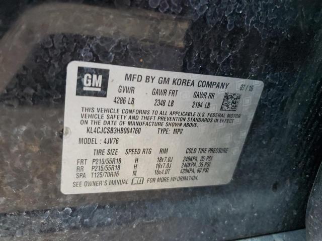 KL4CJCSB3HB004760 Buick Encore Essence