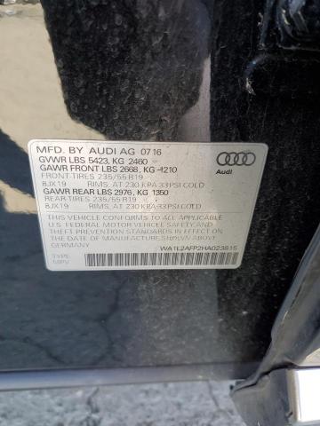 WA1L2AFP2HA023815 Audi 2017