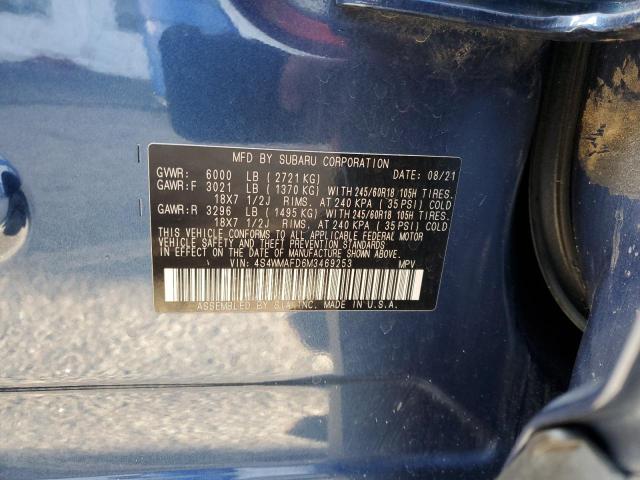 4S4WMAFD6M3469253 Subaru ASCENT PRE
