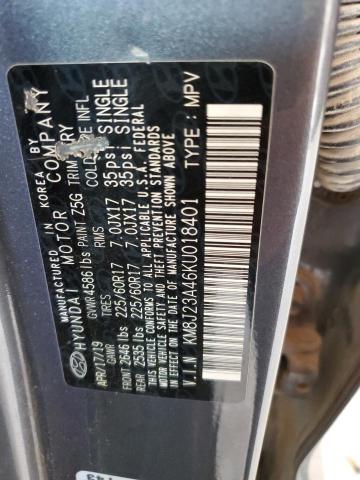 KM8J23A46KU018401 Hyundai TUCSON SE
