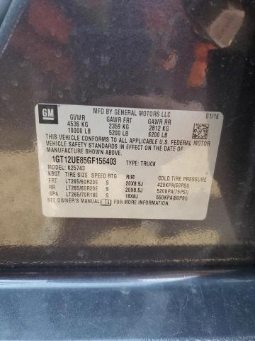 1GT12UE85GF156403 GMC SIERRA K25