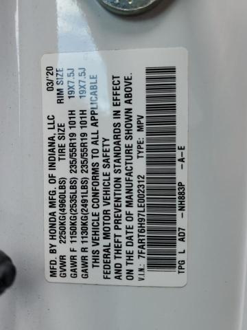 7FART6H97LE002312 Honda CR-V TOURI