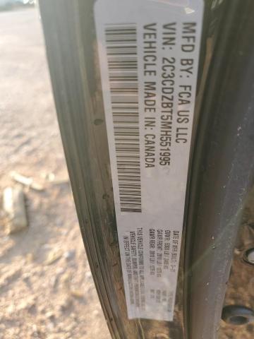 2C3CDZBT5MH551995 Dodge 2021