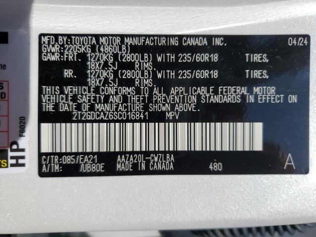 2T2GDCAZ6SC016841 Lexus Nx 250 Pre