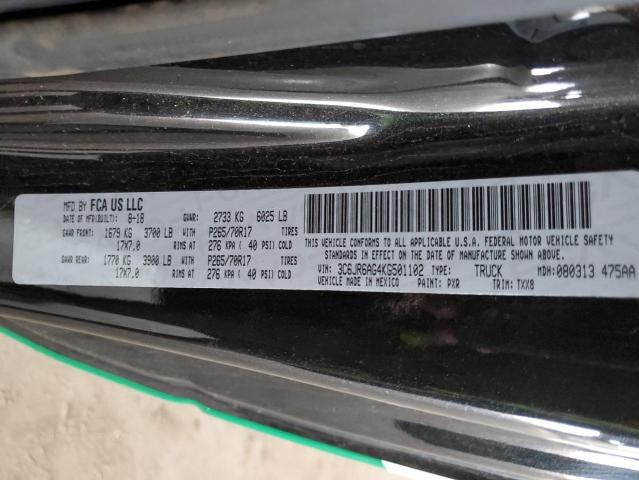 3C6JR6AG4KG501102 RAM 1500 Class