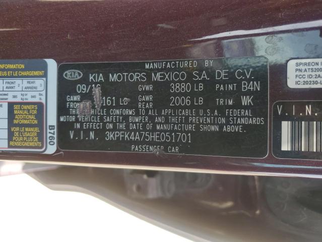 3KPFK4A75HE051701 KIA mpi nu