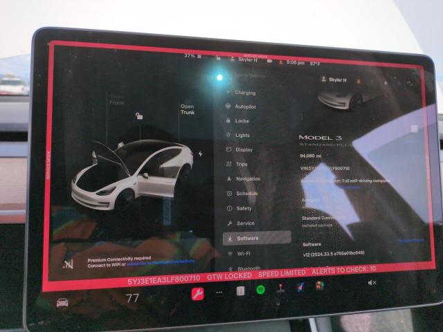 5YJ3E1EA3LF800710 Tesla MODEL 3