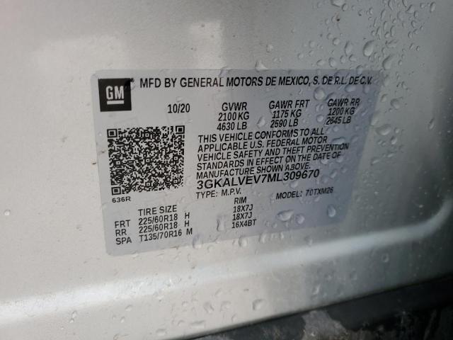3GKALVEV7ML309670 GMC TERRAIN SL