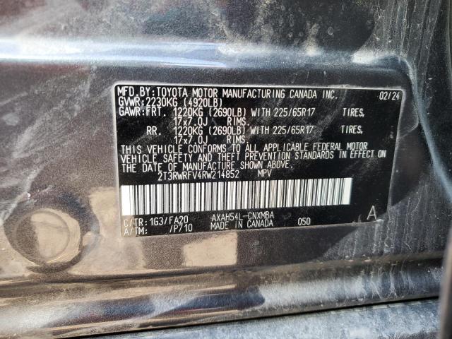 2T3RWRFV4RW214852 Toyota Rav4 Xle