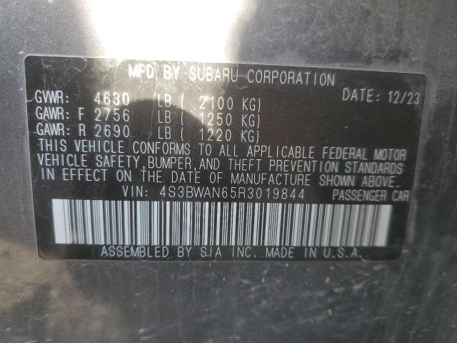 4S3BWAN65R3019844 Subaru LEGACY LIM