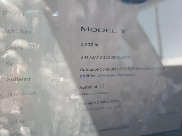 7SAYGDED3RF056131 Tesla Model Y
