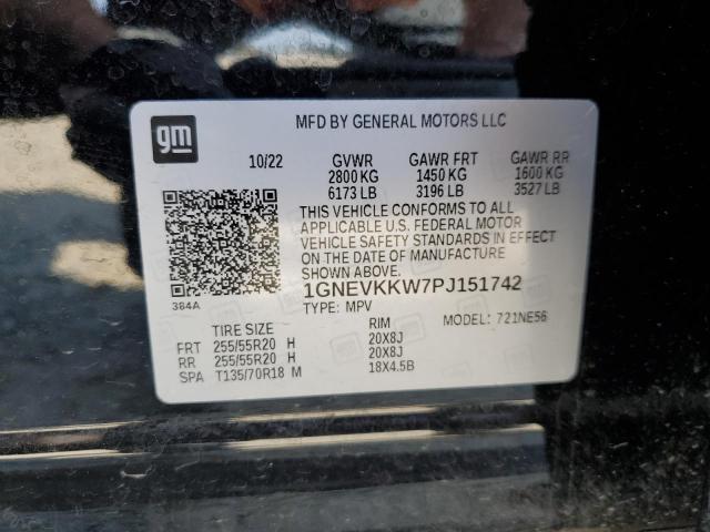 1GNEVKKW7PJ151742 Chevrolet lfy